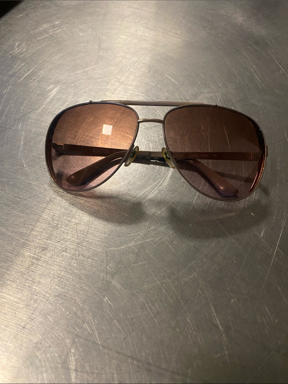 Michael Kors Aviator Sunglasses with Brown Gradient Lenses #62014